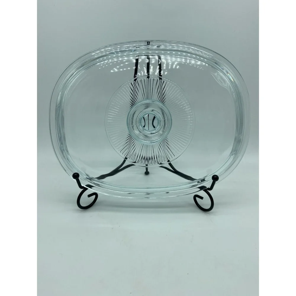 Pyrex Glass Lid‎ Oval Replacement F12C for Corning Ware 1.5 Qt Casserole Dish